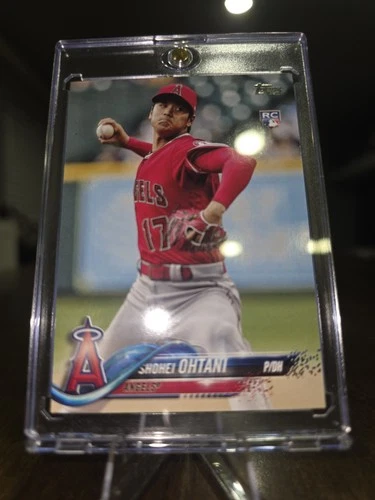 2018 Topps Update Series - Shohei Ohtani #US1 Pitching, Red Jersey (RC) - Angels