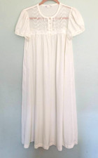 Oscar de la Renta Long Nightgown Satin / Lace Vintage