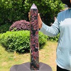 16.8LB Natural Firework Garnet Crystal Obelisk Tower Healing Specimen 4923 — photo 1