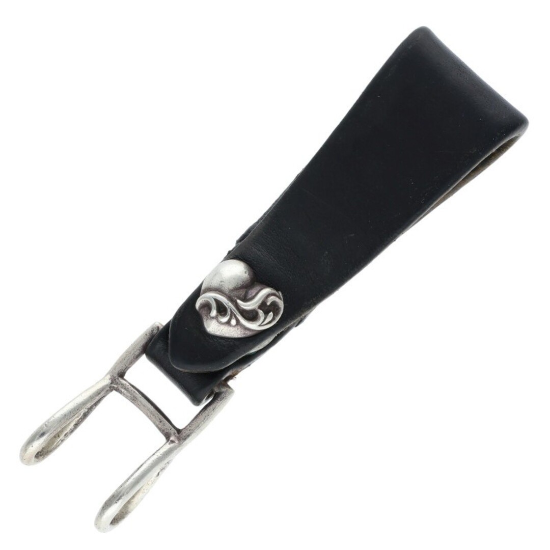 Chrome Hearts BELT LOOP Heart Button Leather Men's Used c4c06ed41ef6a3f6966e5997 thumbnail 2