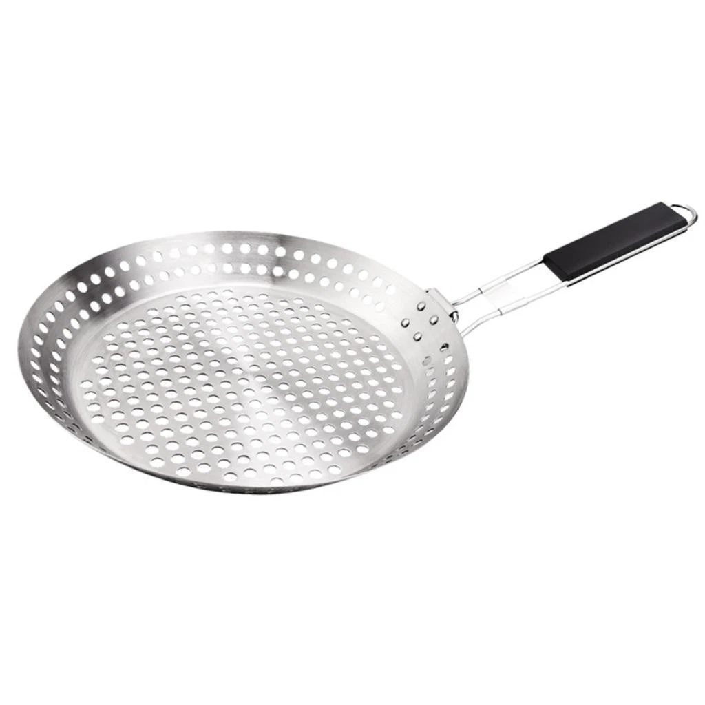 Vegetable Grill Basket Perforated Pizza Pan for Kitchen Utensils Chops