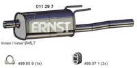 Ernst 011297 EndschalldäMpfer FüR Opel