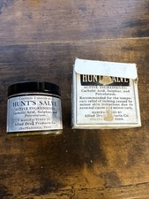 Vintage Hunts Salve Chattanooga Tn Bottle Medicine Display 