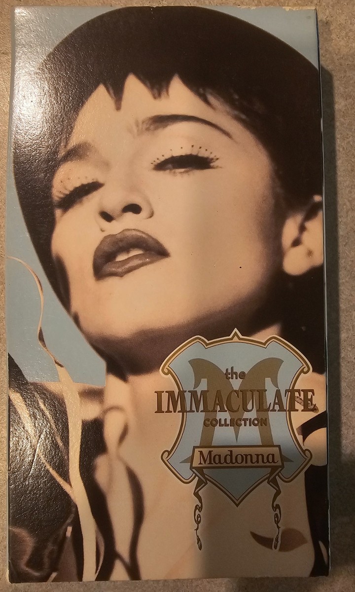 Madonna The Immaculate Collection VHS Tape (1990) 12 Hits Gatefold