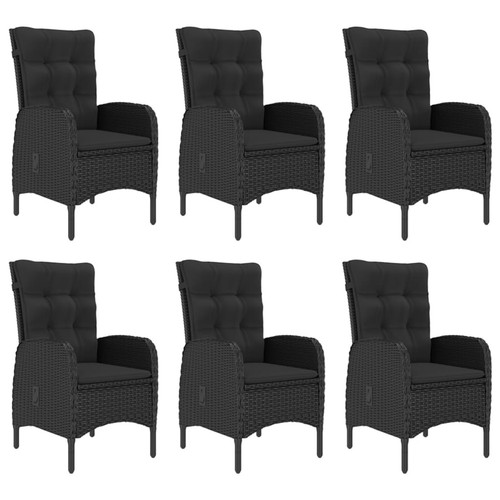 4/6 Set Garten Essgruppe Loungemöbel Sitzgruppen Gartenset Balkon Tisch Stühle - Bild 11 von 18