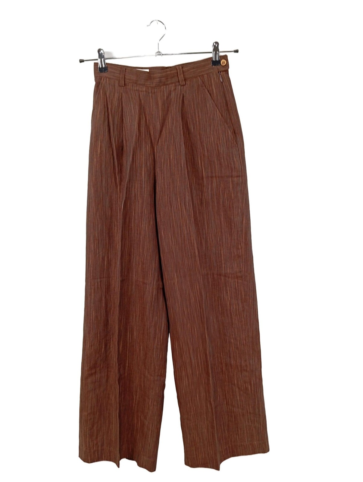 MEXX Pantalón de vestir Mujeres Traje Talla EU 32 marrón estilo fiesta