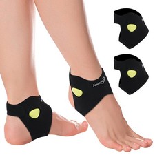 2 PACK Ankle Brace for Women  men with Dual-Density Foam Pads  Adjustable A...