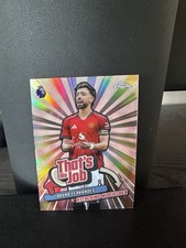 2026 Topps Chrome Premier League BRUNO FERNANDES That's His Job Insert #THJ-14
