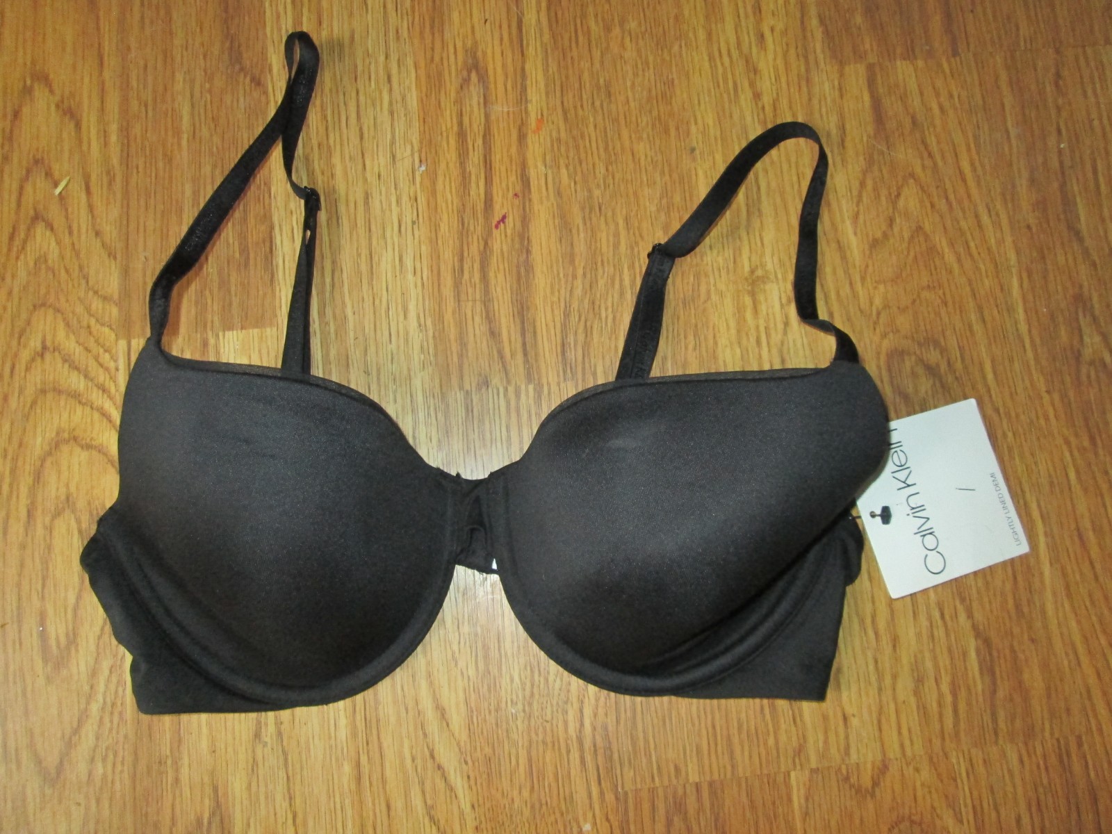 Womens CALVIN KLEIN LIGHTLY LINED DEMI UNDERWIRE BRA 36B 36 B NWT