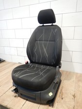 Sitz Skoda Fabia 5J Roomster vorne links schwarz grau Airbag Sitzheizung