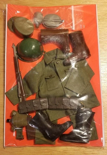 Vintage 12" GI Joe 1960's ACTION SOLDIER COMBAT SET w/Gear Fighting Ace *Yank