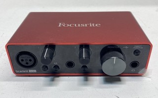 Focusrite Scarlett Solo 3rd Gen USB Audio Interface Tested Power On