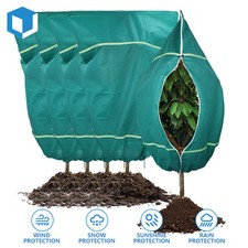 Outdoor Plant Covers for Winter Freeze Protection w/Zipper & Drawstring Reusable
