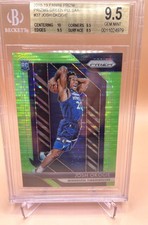 2018-19 Josh Okogie /25 green pulsar Rookie RC Rockets NBA basketball #37 BGS