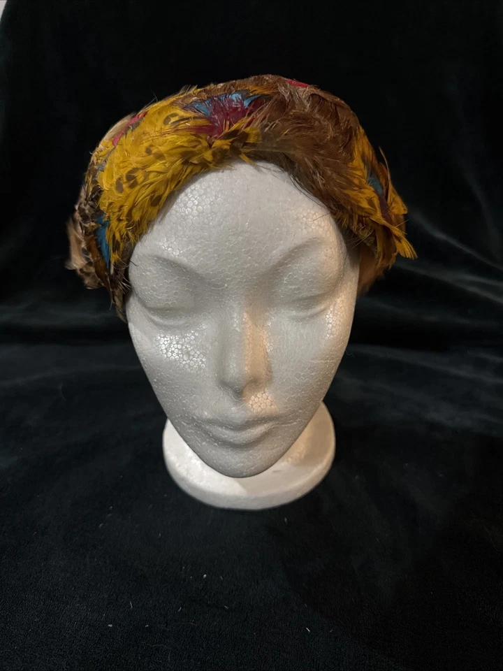 Diadema de plumas vintage Foto 2 de 4