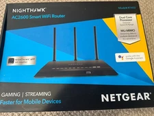 Netgear Nighthawk R7450 Black AC2600 Smart Wi-Fi 5 Gigabit Gaming Router