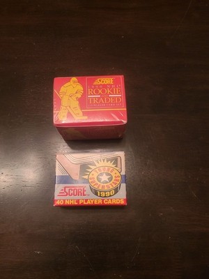 score 1990 rookie and traded card set Sealed, And Score 1990 Young Superstars 