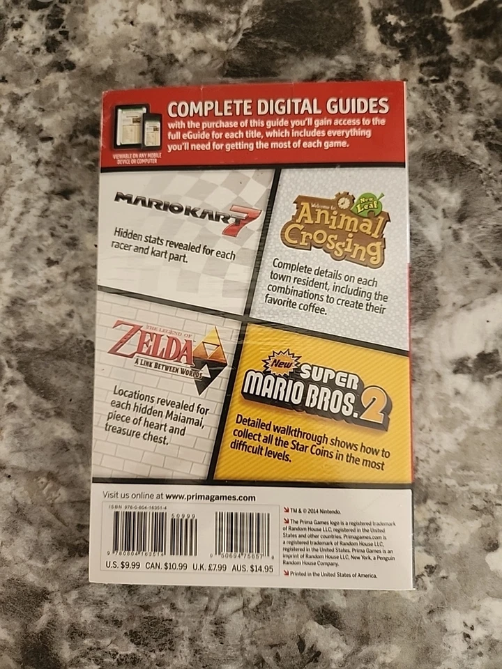 Unopened Nintendo 3DS Player's Guide Pack 4 Guides In One - Image 2 of 2