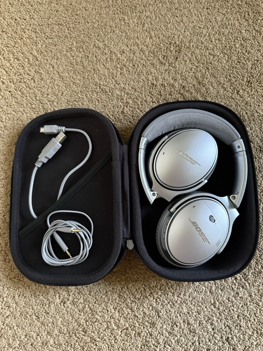 Preços baixos em Silver Bose QuietComfort 35 fones de ouvido | eBay