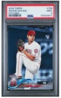 Shohei Ohtani 2018 Topps PSA 9 MINT Rookie Card #700 Pitching Fresh Grade RC MVP