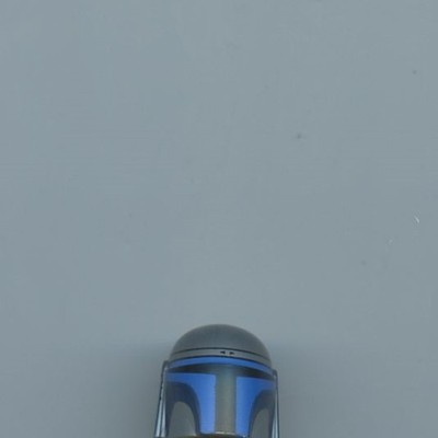 Star Wars LEGO x1 Jango Fett Flat Silver Minifigure, Headgear Helmet Mandalorian