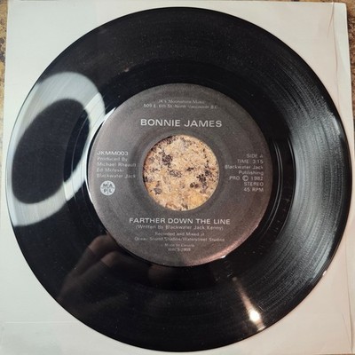 Bonnie James-Farther Down The Line/Reason 7'' 45rpm Female Country Pop 1982 Priv