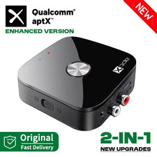 2 in 1 Aptx Bluetooth Audio Transmitter Receiver 3.5MM AUX RCA Hifi Stereo Music