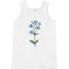 'Forget Me Nots' Adult Vest / Tank Top AV048959 