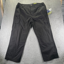 5.11 Tactical Pant Mens 46x33 Black Cotton Cargo Straight Leg Workwear Tactical