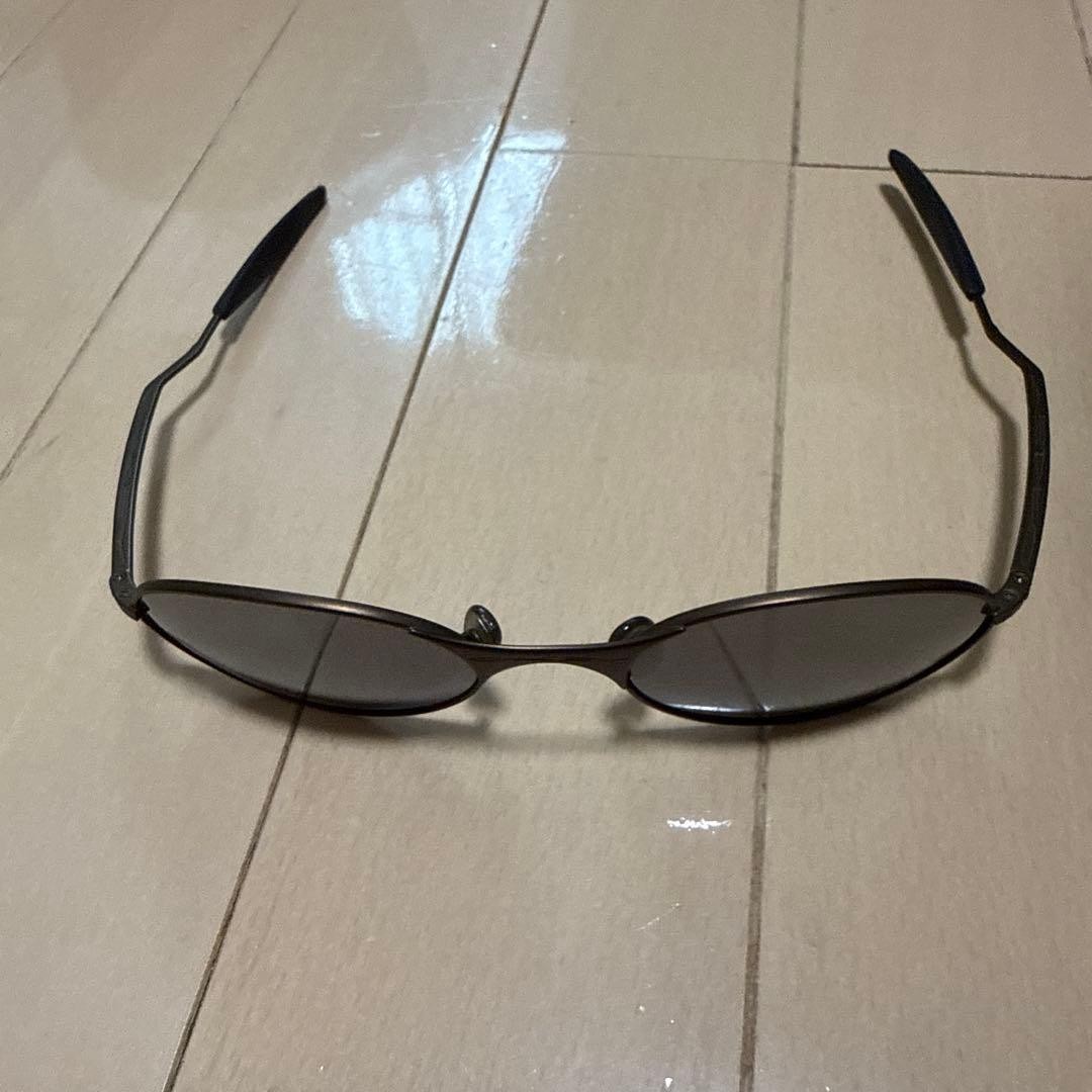 90s Vintage OAKLEY E-Wire 1st Gen Bronze Metal Frame … - Gem