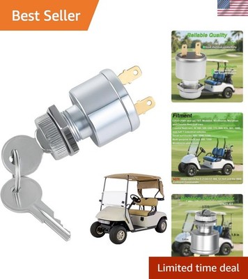 Golf Cart Ignition Switch with 2 Key Compatible with EZGO EZGO TXT, Medalist,...