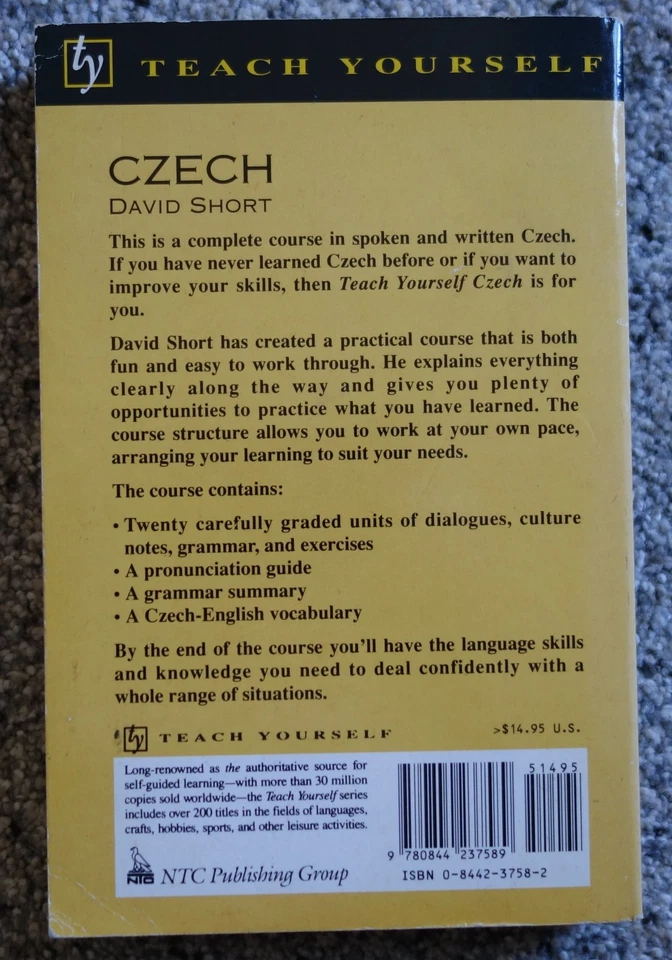 Teach Yourself Czech by David Short - Paperback), Complete Course for Beginners - Image 2 of 3