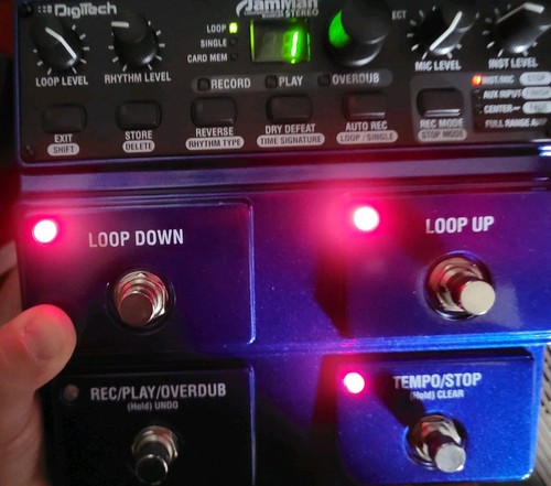 Digitech Jam Man Stereo Looper Frase Sampler Pedale di Ritardo - Foto 9 di 12
