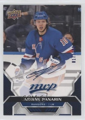 2020-21 MVP High Series Puzzle Back Blue Script Achievements Artemi Panarin x6g