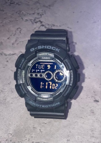 CASIO G-SHOCK GD-100-1BJF Digital Watch, Black