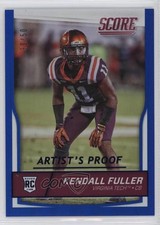 2016 Score Rookies Jumbo Artist's Proof 39/50 Kendall Fuller #415 3n1