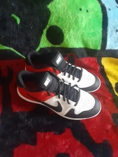 Nike Football Cleats  RED-BLACK-WHITE -  Youth Boys Size 5   BRAND NEW NO BOX 