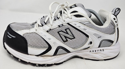 New Balance 413 White Grey Athletic Comfort Running Shoes Men's Size 11 4E Wide