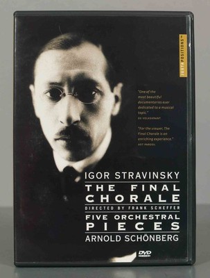 DVD. Igor Stravinksy - The Final Chorale / Arnold Schonberg - Fiv