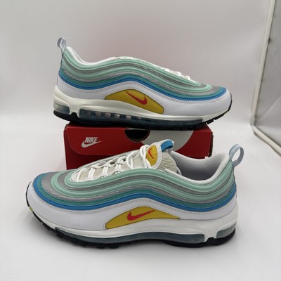 Nike Air Max 97 Spring Floral White Red Blue Yellow Shoes