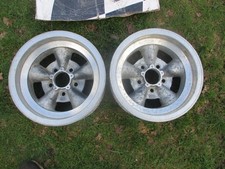 2 14 X 6 Vintage Imco Mag Torque Thrust Wheels 5x4.75 Aluminum 60s