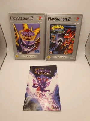 Leerhüllen Spyro + Crash Bandicoot + Spyro Anleitung Playstation 2 - Bild 1 von 4