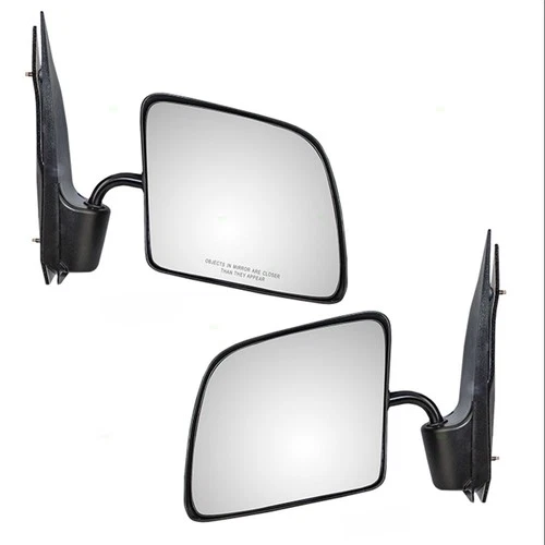 Manual Mirror fits 1992-2002 E-150 Econoline Flat Glass Swing Lock Paddle Type