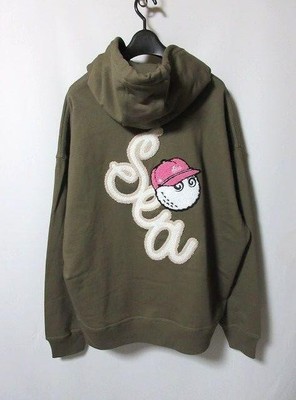 Malbon Golf x Wind And Sea WDS Hoodie Pullover Size M Logo  