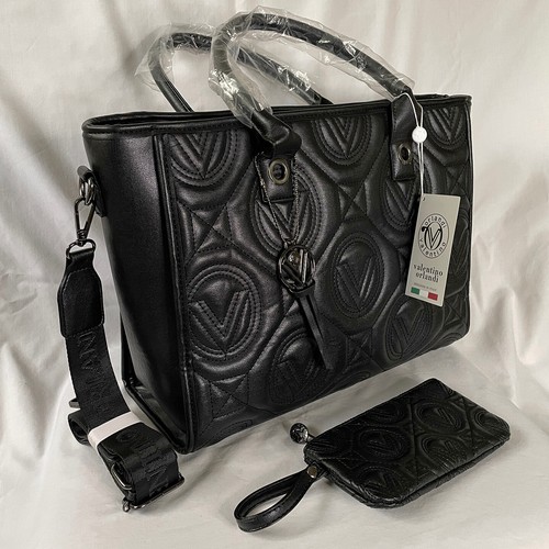 valentino-orlandi-xl-large-quilted-tote-bag-crossbody-black-nwt-359-ebay