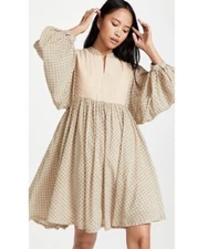 Closed Sezane Style Quilted Puff Romantic Liara Dress XXS-S