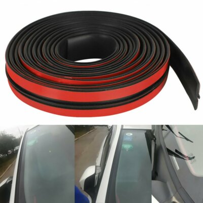 #ad 10ft Universal Car Front Windshield Panel Rubber Seal Strip Sealed Moulding Trim $9.11