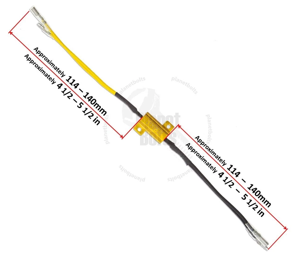 Контроллер скорости вспышки 6,8 Ом нагрузка универсальный свет 2 резистора светодиодные сигналы поворота - Изображение 3 из 4