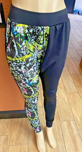 BALERA GRAFFITI PRINT HAREM PANTS dance 
