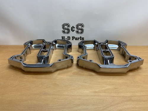 Genuine Harley-Davidson LOWER ROCKER COVER Chrome Milwaukee Eight 25700637 - Picture 3 of 3